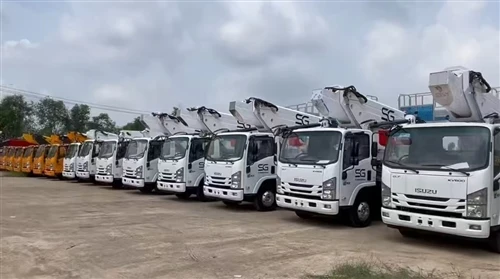 Dodávka 20 vozidiel na letecké práce s podvozkom ISUZU